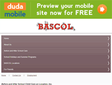 Tablet Screenshot of bascol.org